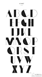 #求是爱设计#线条优美的KAFU英文字体设计