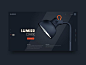 Lampz. UI Design concept by Titus Ruiz