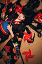 地狱少女阎魔爱和服cosplay图片#cosplay美女#高清来源：www.8ciyuan.cn/cosplay/417.html
