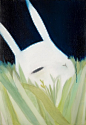 与兔纸的生活，一边幻想一边唯美。（via Hanna Kim）