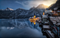 General 2000x1268 reflection mountains cityscape Hallstatt