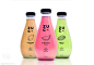 分享张很赞的照片:ZUC有机果汁 包装设计 果汁包装 瓶子设计 水果包装 玻璃瓶设计 (1)