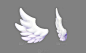 天使翅膀 白色翅膀 卡通翅膀 正义 - 综合模型 蛮蜗网