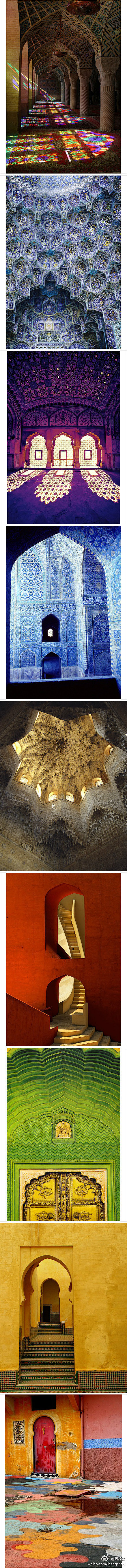 震撼的令人窒息的伊斯蘭建築，梦幻的宗教美...