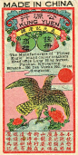 Flying Eagle firecracker pack label by Mr Brick Label