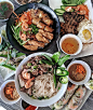 beautifulcuisinesThe delectable bowl of noodles known as Phở originated in Northern Vietnam and is heavily influenced by Chinese and French cooking. It most often features rice noodles and spices native to China, as well as the addition of red meat popula