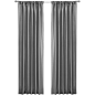 Faux Silk Rod Pocket Curtain Panel in Grey (Set of 2) : Visit Joss & Main to get picture-perfect styles at “too-good-to-be true” prices. All orders over $49 ship FREE, because an amazing deal is a beautiful thing.