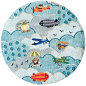 Momeni 'Lil Mo Aviator' Blue Rug | Overstock.com Shopping - The Best Deals on 5x8 - 6x9 Rugs