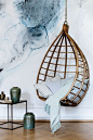 Interior Trends for 2015 Watercolours. Now there's a beautiful spot to read a book.  WAM Home Décor has a throw that would suit this look....http://wamhomedecor.com.au/index.php/chevron-throw-duckegg.html: 