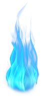 Fire Blue Flames Lit Colored 3d - Transparent Blue Fire Png Clipart (768x768), Png Download