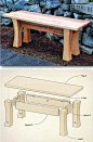 Cedar Garden Bench Plans - Outdoor Furniture Plans and Projects | WoodArchivist.com