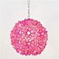 Venus Pendant Pink eclectic pendant lighting #小清新#