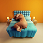 ANIMALZzz : "We are all sleep animals, and we all have different sleep needs. Which sleep animal are you?” says Denver Mattress Company for their last campaign.For this action we joined to Gravity Media to create these characters, where each one repr