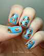 Paint Those Piggies!: Cookie Monster  #nail #nails #nailart