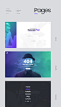 Cesis Creative PSD Template 专为代理，设计师，自由职业者，摄影师的创意网站而设计_UI素材_Web界面_模库(51Mockup)