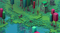 Isometric Swamp : small series of isometric scenes ive been currently developing.
