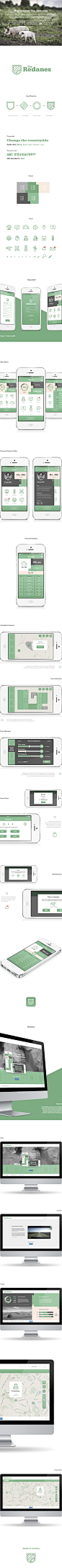 The Redanes - App Design : The Redanes is a school project based on the the original “ReDane” concept developed by Charles Bessard and Dominic Balmforth, that has basis on how to change the danish countryside.The Danish pig production is heading towards a