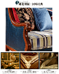 雅居格美式沙发欧式实木沙发组合客厅乡村家具美式真皮沙发M4007-tmall.com天猫