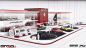 Ferrari expo stand concept 2017, Encho Enchev : The 2017 International Motor Show in Frankfurt is getting closer and  I want to present my own version of the Ferrari / Pininfarina expo stand.
I actually tried to send this concept to Ferrari but it is almo