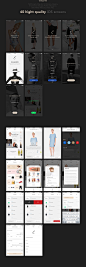 Elegance iOS UI Kit : Elegance, includes high-quality iOS screens to address the clothes and shopping category. This package within 40 PSD files prepared in detail with Photshop available. Each screen is extremely easy to use, fully customizable and is ca