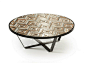 Round ceramic coffee table CALDAS Ettero Collection by Mambo Unlimited Ideas | design Claudia Melo