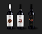 贺兰之麓岩画系列贺兰山葡萄酒包装设计酒标设计-上海红酒包装设计公司