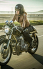 Probably a good thing Jessica Pearson won't ride a motorcycle... But she would look way hotter than this.