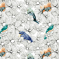 Bird Pattern by Clara McAllister, via Behance