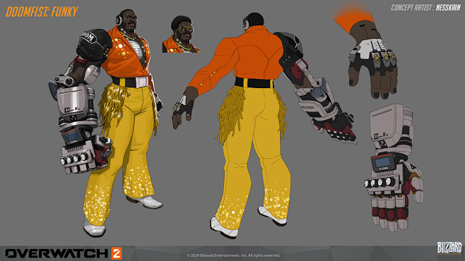 Funky Doomfist Skin.