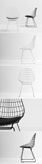 现代家具史上最出色金属椅子之一，丹麦设计师Cees Braakman (1917-1995)在1958完成了这个作品“SM05”。