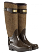 Brown and gold Hunter Boots. Saying I want these boots is a colossal understatement.