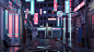 City Night : City Night - A 3D project by Stijn Orlans