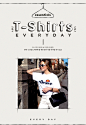 [WIZWID] Everyday essentials T-Shirts : 유니크한 레터링&프린팅 총집합!