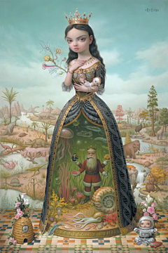 碎百褶采集到mark ryden