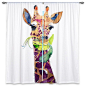 Window Curtains Lined - Marley Ungaro Giraffe contemporary-curtains