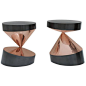 Set of Two Exclusive 'the Whirling' Twins Coffee Tables 1