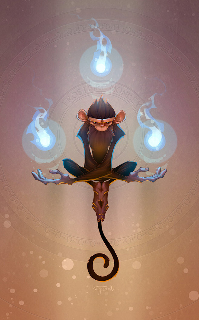 Frostfire Monkey by ...