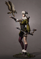 female hunter, ssuny hwang : female hunter modeling