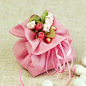 喜糖袋子 彩色爱袋-胭脂粉|欧式婚礼创意喜糖盒|大号纱袋批发-淘宝网