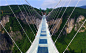 飞视界丨航拍张家界大峡谷玻璃桥，网友呼吁跑男来玩