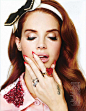 Lana Del Rey stiletto nails