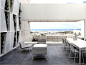 Layers of White   Penthouse Located in Tel Aviv white monochromatic terrace