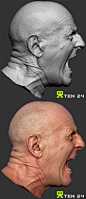 Drakensang 3d Scans by Chris Rawlinson, via Behance: 