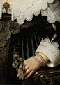 Portrait of a Woman (detail), Rembrandt, 1639