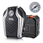 【TCL】便携式12V小轿车轮胎加气泵 TCL大品牌，充气小钢炮，全金属缸体，8A安全电流，数显直观感受，照明夜间警示。【赠运费险】