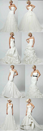 来自Pattis-Bridal-2013八款不同类型的白婚纱