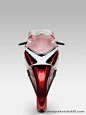 Honda-v4-concept 本田V4概念摩托车设计——中国设计手绘技能网资料