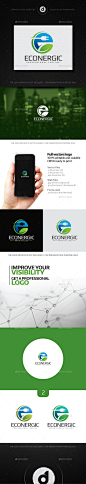 Econergic标志,字母标志模板Econergic Logo - Letters Logo Templates生物、品牌、品牌、业务、干净、e,e标志,生态,生态,生态、电子商务、电子、电力、energical,能源,能源,环境,环保,绿色,绿色能源,混合动力车,叶子,树叶,信,工厂,专业,天空,技术,水,风 bio, brand, branding, business, clean, e letter, E logo, eco, ecologic, ecological, ecommerce, el