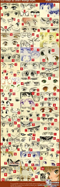 【漫画中100种眼睛的画法--漫画手绘教程】http://t.cn/ashGyD