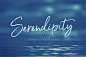 Serendipity Handwritten Font - Script